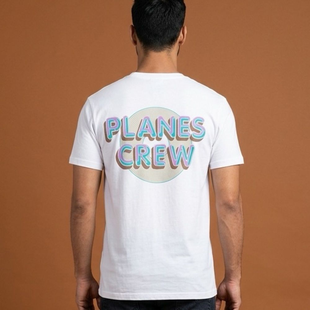NWT Paper Planes Unisex White Tee Shirt Hit Record New Release - Size Medium